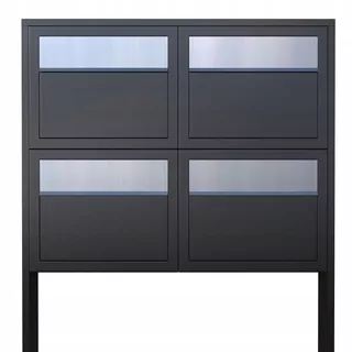 Súprava obsahuje: materiál na montáž krabice so stojanom, štyri zámky, každý s dvoma kľúčmi.