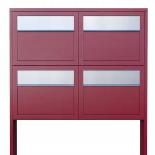 Box na nájomné Elegance for Four Červená s ušľachtilým krytom