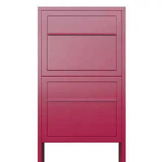 Súprava obsahuje: materiál na montáž krabice so stojanom, dva zámky, každý s dvoma kľúčmi.