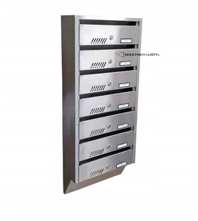 Poštová schránka - SPRINGLING BOX SIÓDEMKA 14,5 cm inox