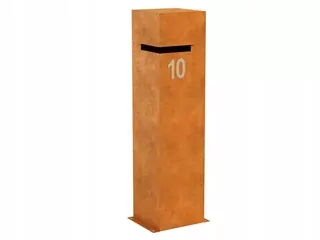 Schránka na listy Corten BUZON 3 35 × 35 × 120
