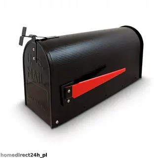 Poštová schránka USA MAIL (čierna)