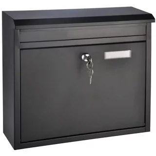Poštová schránka - Box na písmenách, čierne, 36 x 12 x 32 cm