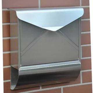 Škatuľa na listy " Obálka s držiakom na noviny - INOX "