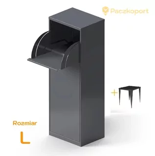 PACZKOPORT L-2 W (antracitový) - montáž na mäkký podklad (PM) v oplotení