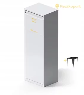 PACZKOPORT L-2 W ( svetlošedá) - montáž na mäkký podklad (PM) v oplotení