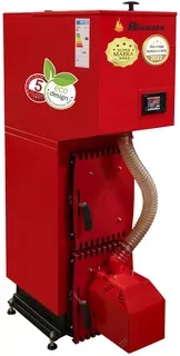 Tenký kotol PellPell s dvojfunkčným oceľovým podávačom na pelety 8 kW