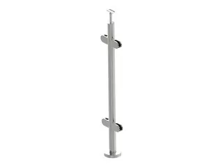 Zábradlie z nehrdzavejúcej ocele D42,4 × 2 mm pre sklo