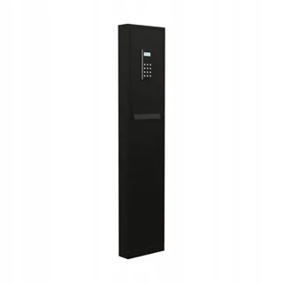 Multifunkčný stĺpik 10 × 33 × 155 cm čierny POLARGOS