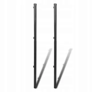 Plotové stĺpiky z pletiva, 2 ks, 170 cm