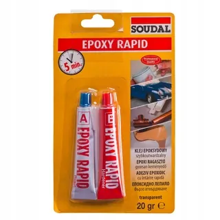 Soudal Araldite Rapid epoxidové lepidlo 2 × 10 ml