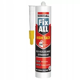Soudal Fix All High Tack hybridné lepidlo-tmel biela 290 ml
