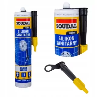Soudal silikón čierny 280 ml