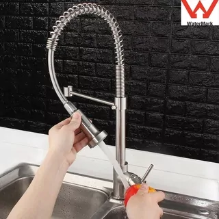 Kuchynská batéria - Pérovej extrahovateľné Kitchen batérie Spout Spring