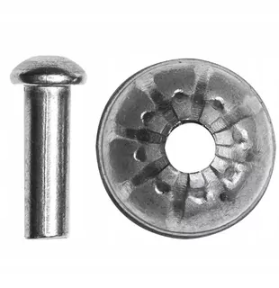 Oceľový dekoratívny nit fi6mm x H23,5mm x fi23.5 10ks