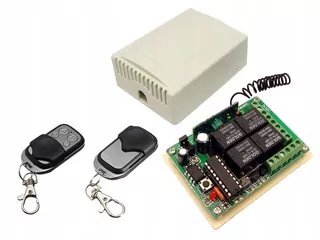 Rádiové diaľkové ovládanie 4 kanály 12 V