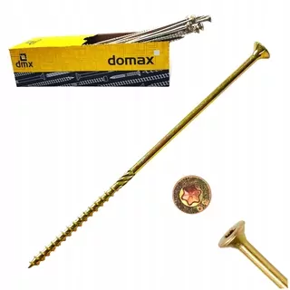 Stolárska skrutka Domax 320612 300 x 6 mm 100 kusov
