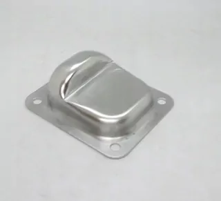 Zarážka pre krídlové brány 120 × 100 × 42mm, AISI 304