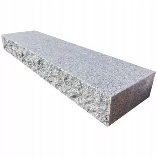 Žulový stupeň G602 podpálil 130x35x15 cm