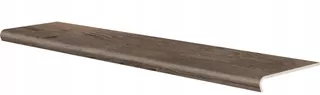 V-tvar zastavenie na schodoch 120x30 Corton Marrone