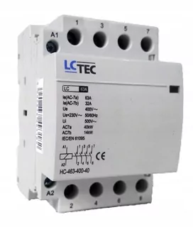 Modulárny stýkač EBS6CH 4P 63 A 4NO LCTEC
