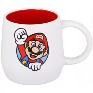 Super Mario - Keramický hrnček 355ml (biely)