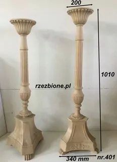 Svietnik, kandelábroch vyrezávané z dreva No.401