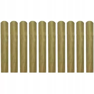 Plot Impregnované Drevo 10 Kusov 60 cm