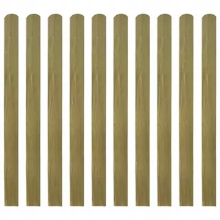 Čitatelia Drevený plot 10 kusov 120 cm