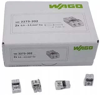 SAGO 2273-202 Drôt 2x0,5-2.5 Drôt 100ks