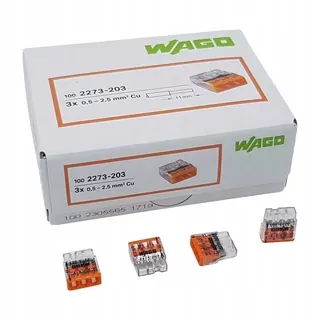 Quick WAGO 2273-203 Wire 3x0,5-2,5 100P