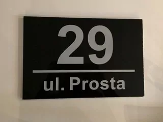 Tabliczka piaskowana