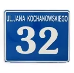 Moderná, robustná a elegantná tabuľka priamo pod Vaše dvere