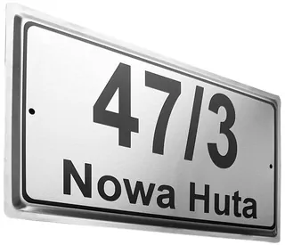 Číslo na dom - Adresa SubsToard Domov číslo - nerezová oceľ