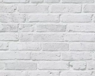Fototapeta - Wall Wall tapety Biela tehlová Effect 3D Wall umývateľný