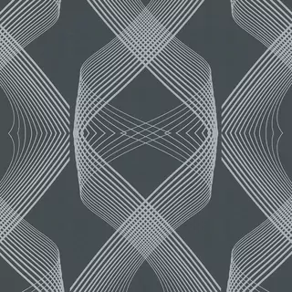 Fototapeta - Tapety Geometrická tapety 3D efekt Graphite wave