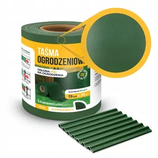 Plotová páska so zvýšenou gramážou 630g PVC 19 cm x 35 m Linarem SiatkiSieci