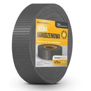 Plotová páska Linear Graphite, antracitová RAL7016, 35m + klipy ZADARMO