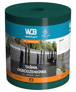 Plotová páska 19 cm x 26 m - zelená WDB PLAST