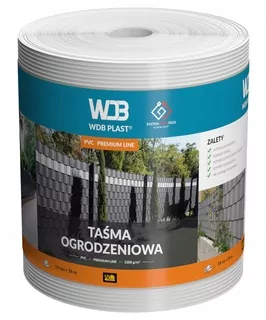 Plotová páska 19 cm x 26mb - biela WDB PLAST