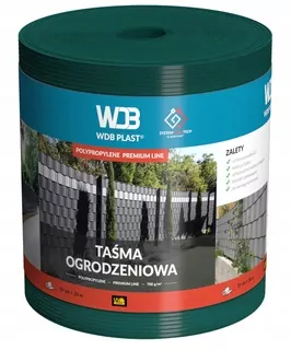 WDB PLAST® PREMIUM LINE polypropylénová oplotenia 19 cm x 26 m - hrúbka 1,2 [mm]