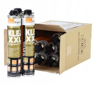 Montážna pena PUR - Thermoorganika XL lepidlo 12 kusov