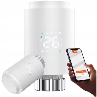 ZIGBEE 3.0 LCD TERMOSTATICKÁ HLAVA Inteligentný SMART RADIÁTOR TUYA