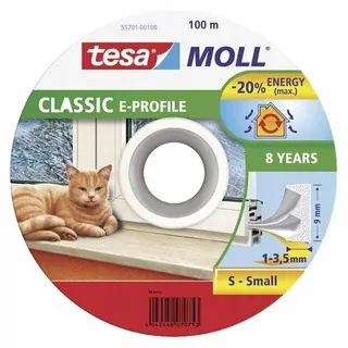 Tesniaca páska biela E - 100m 9mm