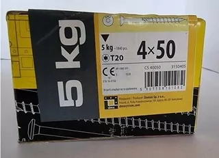 TESÁRSKE SKRUTY NA DREVO 4x50 KUŽEĽOVÉ 5kg!!!