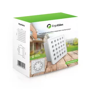 Účinná kombinácia ventilátora s prirodzeným pôsobením.
