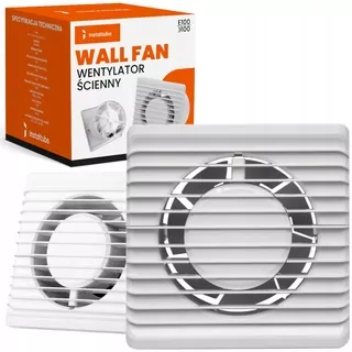 Nástenný a stropný kúpeľňový ventilátor Fi 100 INSTALTUBE