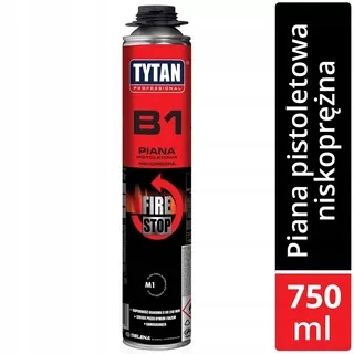 Montážna pena PUR - Tytan pena pištole. Montáž B1 750 ml Selena