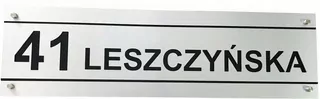 Adresný štítok na dom 60 × 20cm