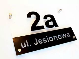Číslo na dom - 3D adresa stolná doska pre domáce + designu 40 × 30